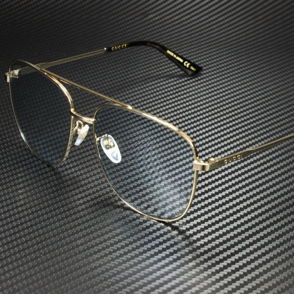 Gucci Gold 61mm Eyeglasses - Picture 1 of 3